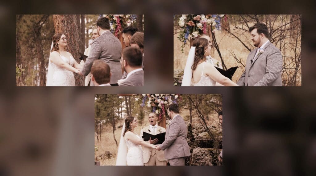 A look at the setup Nathaniel Wilson Video has for filming ceremonies as a Black Hills wedding videographer.